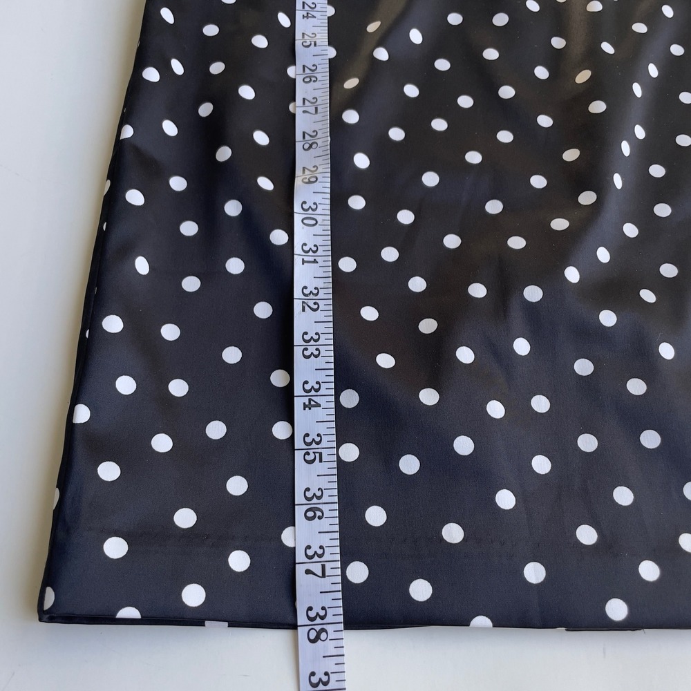 White House Black Market Sheath Dress Sz‎ 8 Polka Dot Pin-up Retro Cocktail Chic - Picture 6 of 13